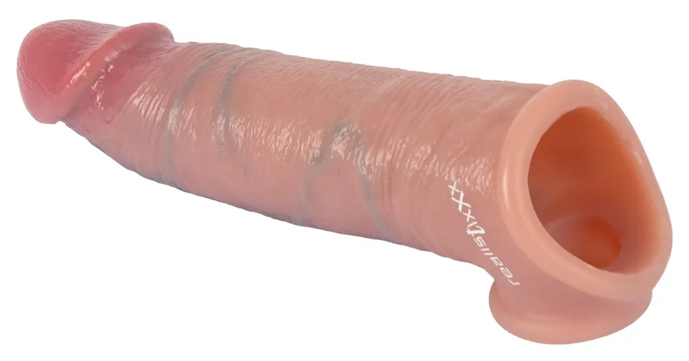 Prodlužovací návlek na penis Realistixxx RealSleeve Extension, silikonový, 20,5 cm - obrázek 6