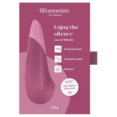 Tichý přikládací vibrátor Womanizer Vibe, starorůžový - obrázek 11