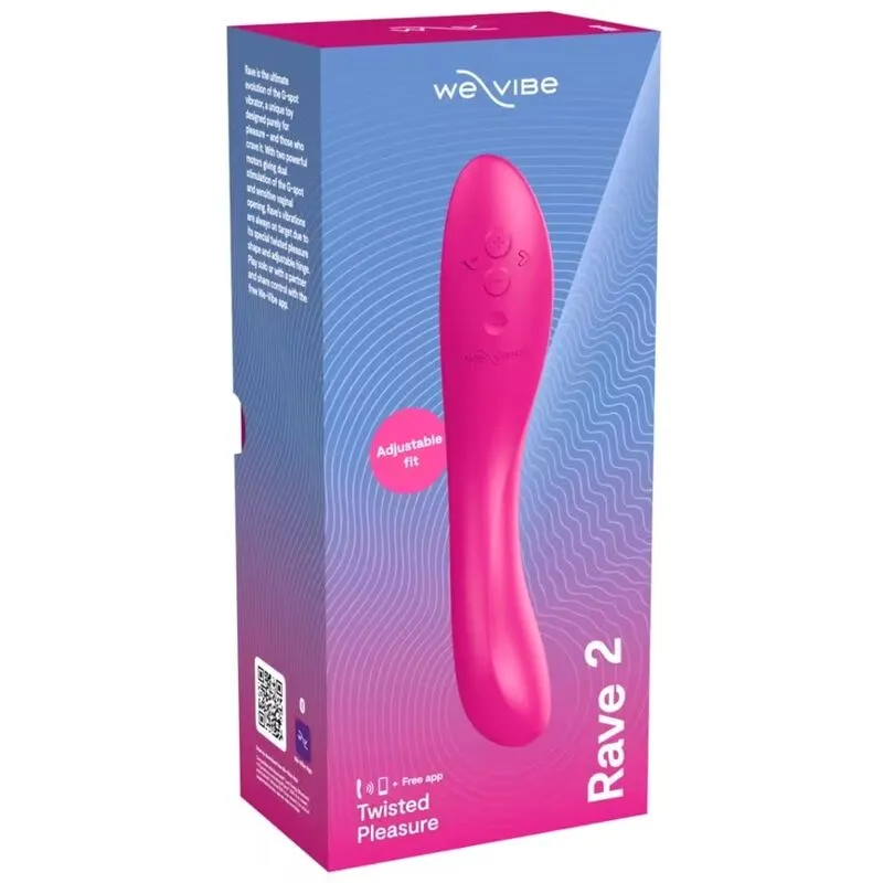 Vibrátor na bod G We-Vibe Rave 2 s ovládáním přes aplikaci, růžový - obrázek 12