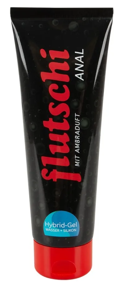 Hybridní lubrikační gel Flutschi s vůní ambry, 80 ml