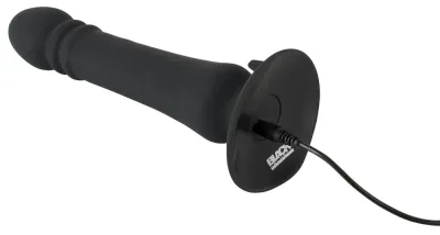 Anální přirážecí vibrátor Black Velvets Anal Thruster s přísavkou a ovladačem, 20 cm - obrázek 6