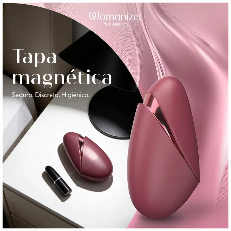 Tlakový stimulátor klitorisu Womanizer Next Liberty, bordó - obrázek 12