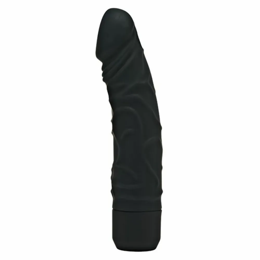 Realistický silikonový vibrátor Get Real Classic Original, černý