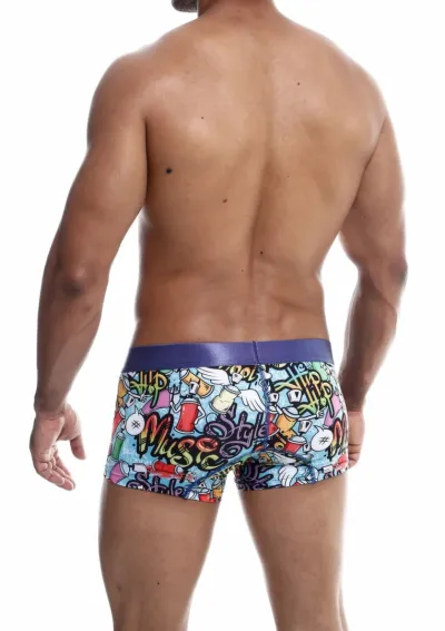 Pánské boxerky MaleBasics Hipster Trunk, černé, M - obrázek 4