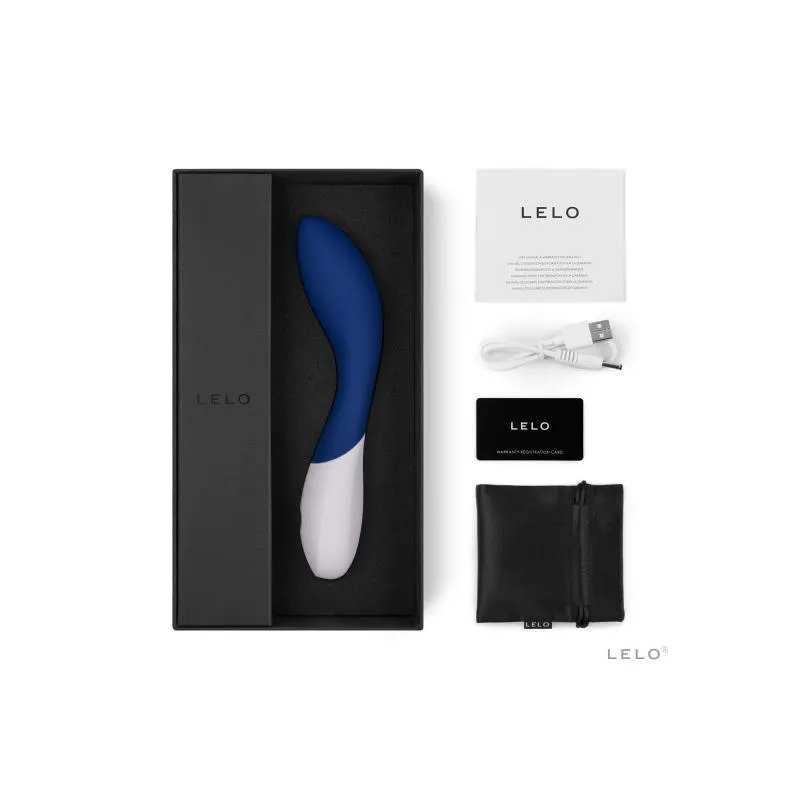 Vibrátor na bod G LELO Mona Wave, tmavě modrý - obrázek 3