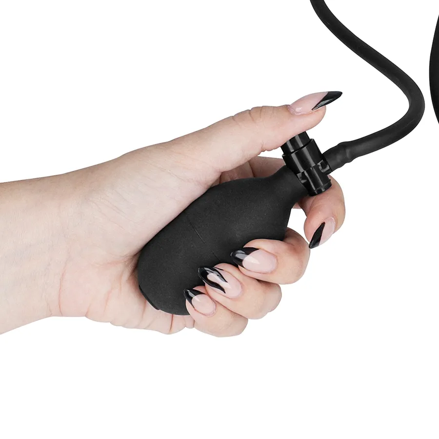 Nafukovací obojek s řetězem Fetish Submissive Bondage - obrázek 8