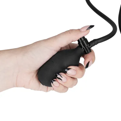 Nafukovací obojek s řetězem Fetish Submissive Bondage - obrázek 8