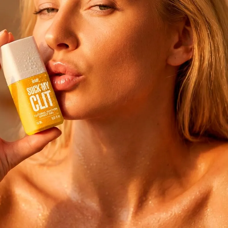Stimulační gel na klitoris se sacím efektem INTT Suck My Clit, tropické mango, 15 ml - obrázek 6