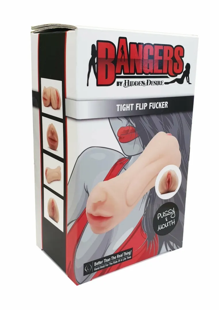 Masturbátor se dvěma vstupy Hidden Desire Tight Flip Fucker, ústa a vagína - obrázek 3