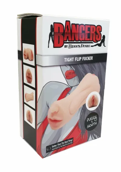 Masturbátor se dvěma vstupy Hidden Desire Tight Flip Fucker, ústa a vagína - obrázek 3