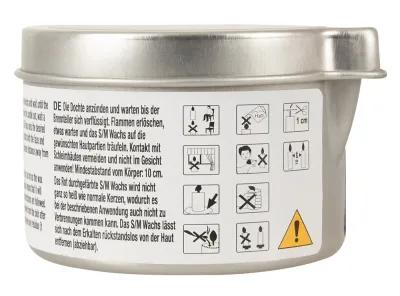 Hřejivá masážní svíčka Mister B Hot Massage Candle, 100 ml - obrázek 6