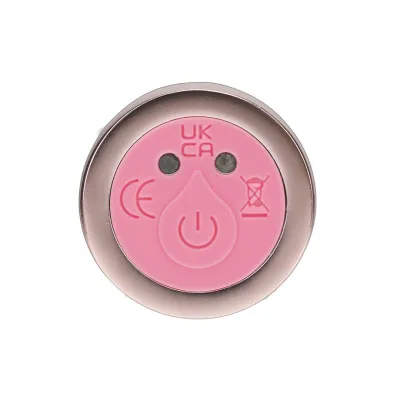 Skleněný stimulátor bodu G Loveline Glass G-Spot Vibe, zahnutý, růžový, 18 cm - obrázek 4
