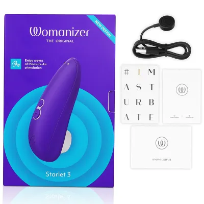 Tlakový stimulátor klitorisu Womanizer Starlet 3, indigový - obrázek 6