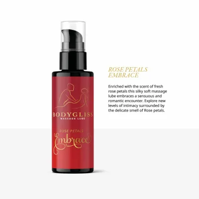 Sada lubrikačních gelů BodyGliss Travel Edition, červený pomeranč, jahoda, růže, 3 × 30 ml - obrázek 6