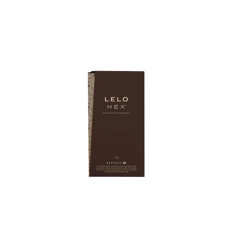 Kondomy LELO HEX Respect XL, 12 ks
