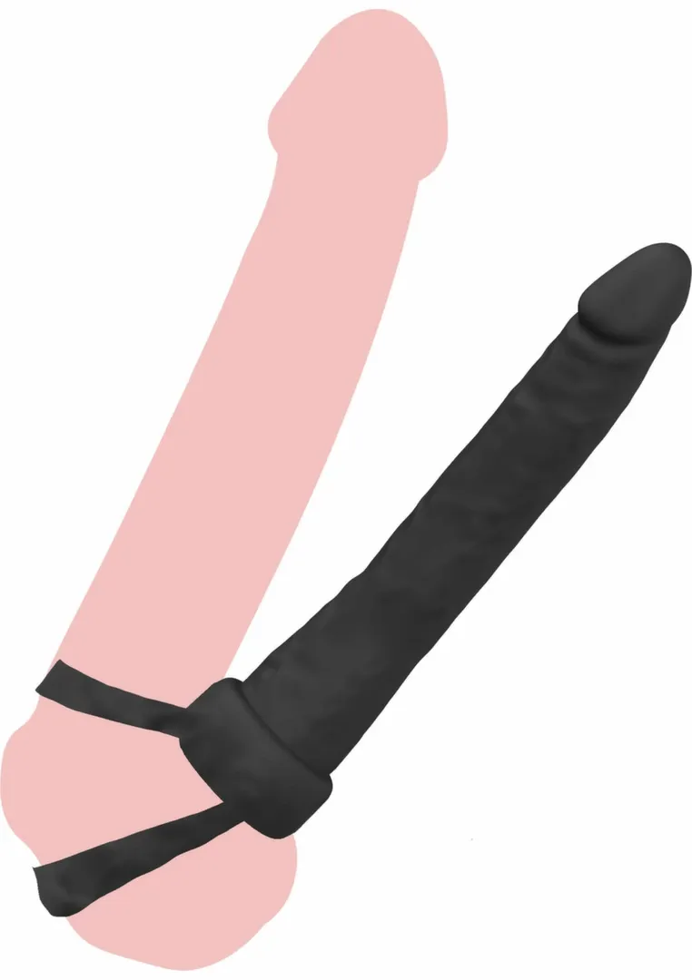 Anální dildo Extreme by Hidden Desire Double Trouble, silikon, černé