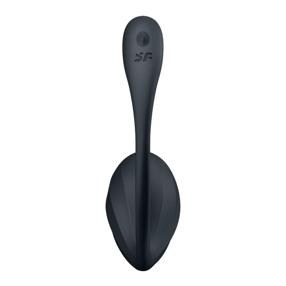 Nositelný vibrátor na bod G Satisfyer Ribbed Petal s ovladačem a aplikací, černý - obrázek 5