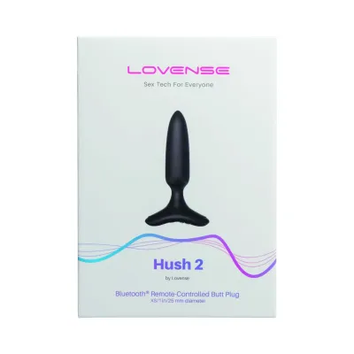 Vibrační anální kolík Lovense Hush 2 XS ovládaný aplikací, 25 mm, silikon, černý - obrázek 7