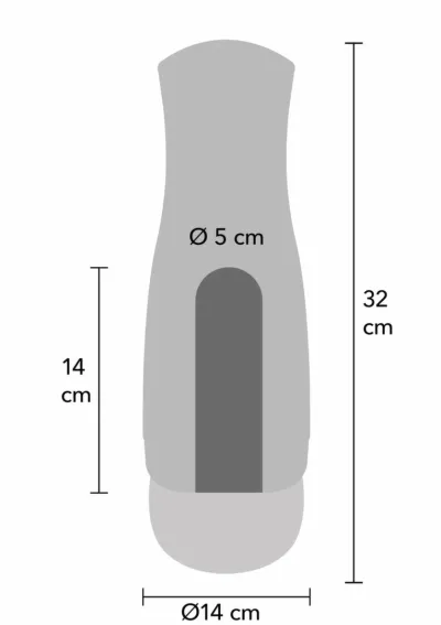 Automatický stimulátor varlat Deep Squeeze Nutbuster Triple, nabíjecí, černý - obrázek 10