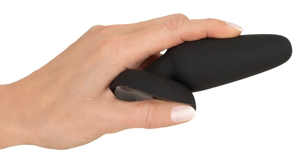 Anální kolík Black Velvets Silicone Plug M, kuželový, s přísavkou, 11,2 cm - obrázek 5
