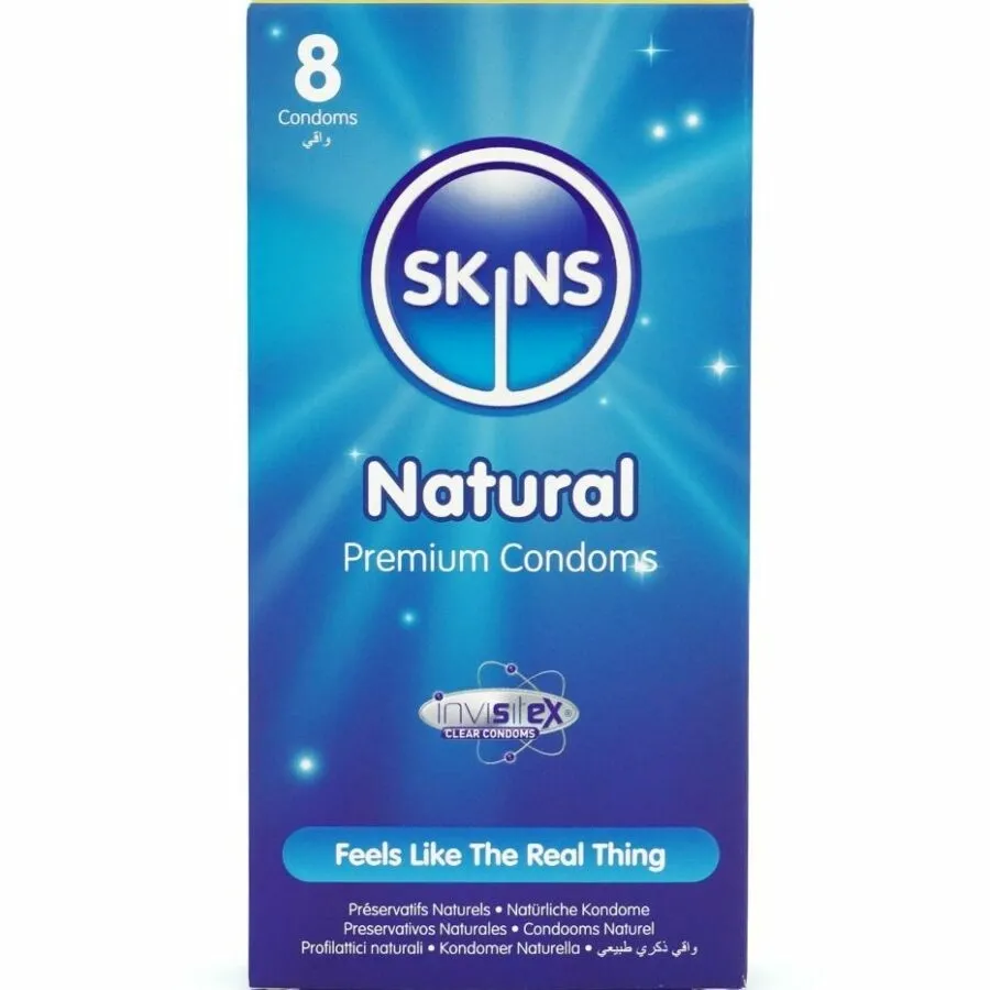 Kondomy Skins Natural, 8 ks
