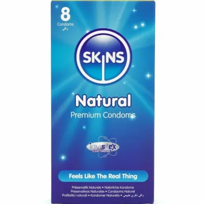 Kondomy Skins Natural, 8 ks