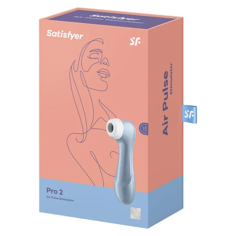 Tlakový stimulátor klitorisu Satisfyer Pro 2 Air Pulse, modrý - obrázek 11
