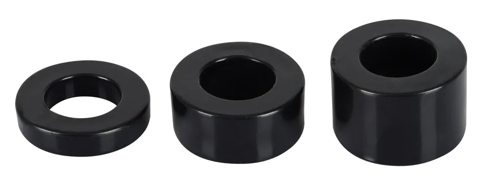 Sada natahovačů varlat Rebel Ball Stretching Kit, 3 kroužky, TPR, černá - obrázek 3