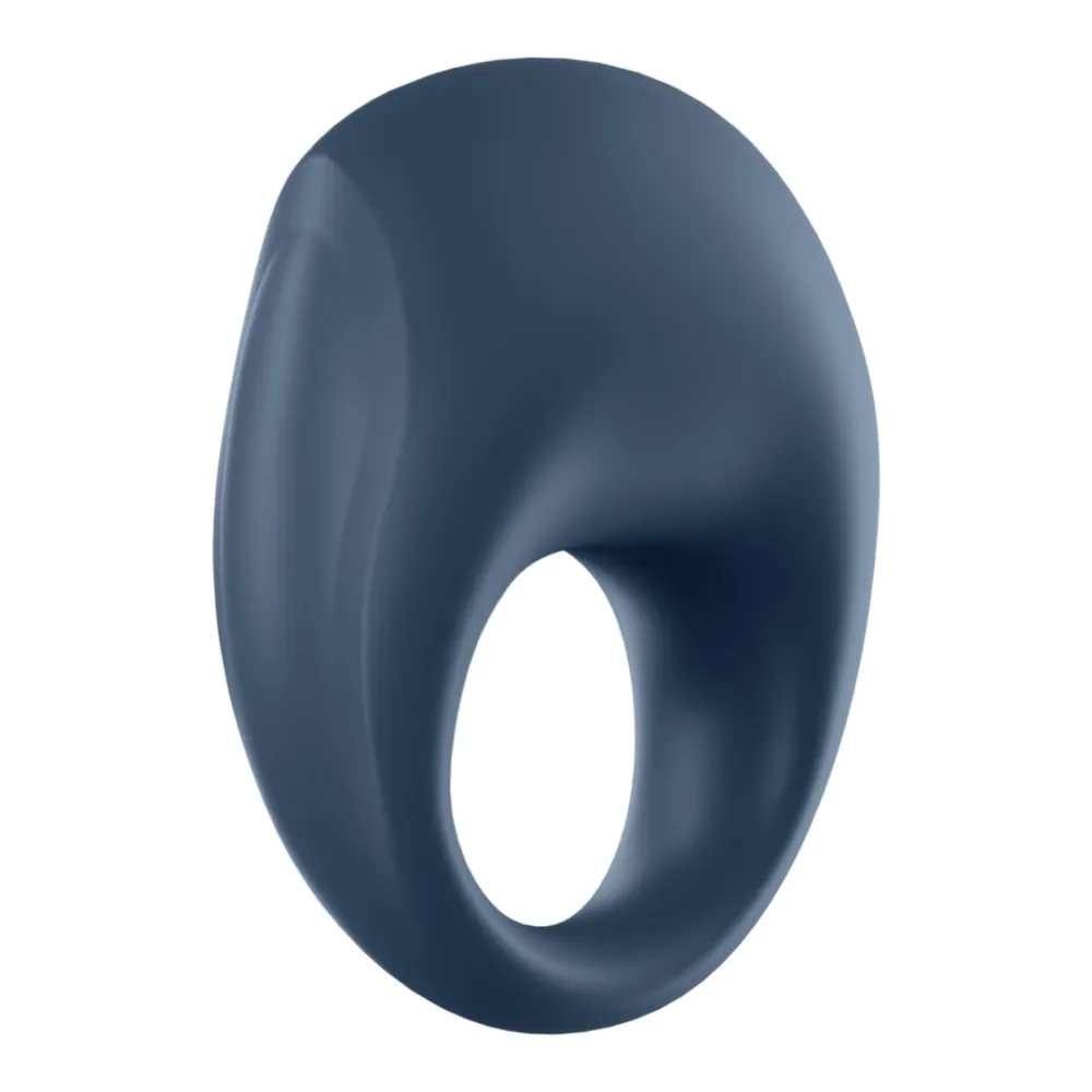 Vibrační erekční kroužek Satisfyer Strong One, ovládání aplikací, modrý