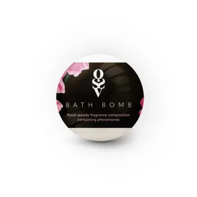 Šumivá bomba do koupele Obsessive Floral-Woody s feromony, 100 g
