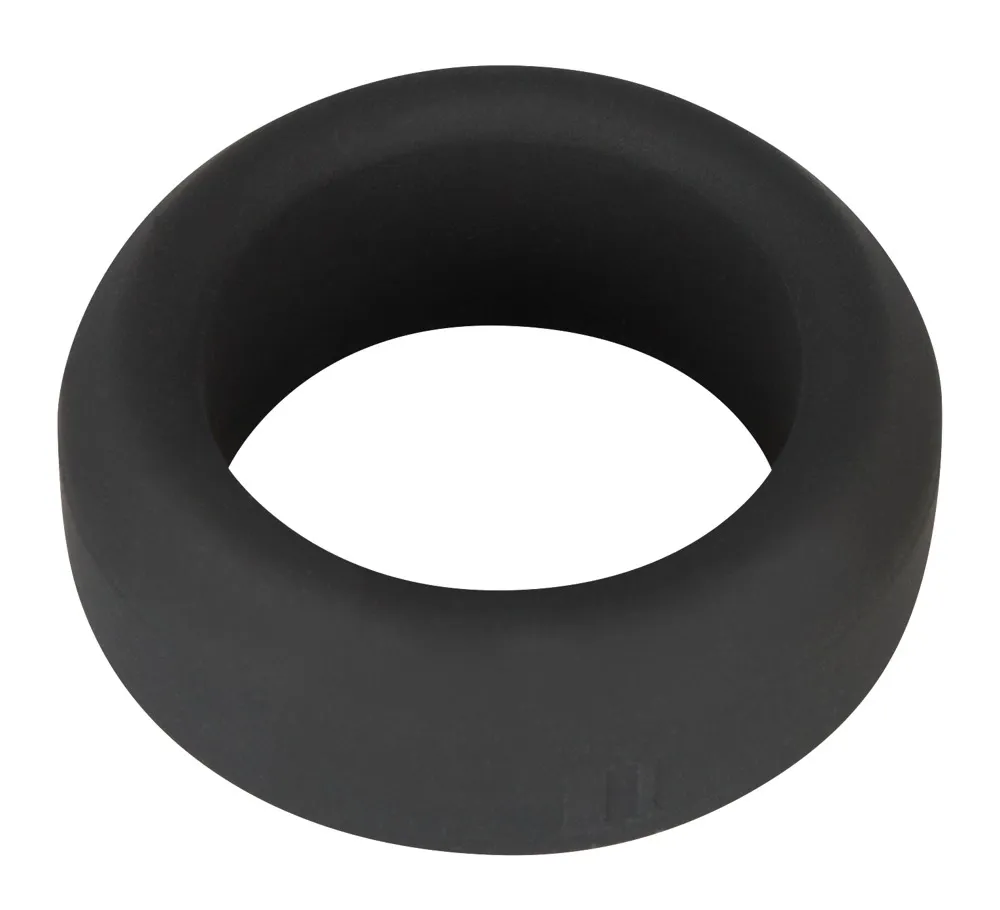 Erekční kroužek Black Velvets Performance Ring, silikon, černý, 2,6 cm - obrázek 2
