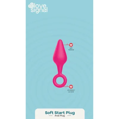 Anální kolík Love Signal Soft Start pro začátečníky, silikon, 9 cm, černý - obrázek 5