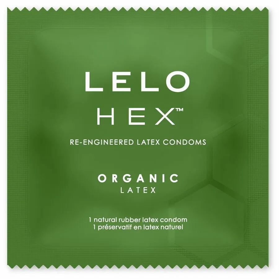 Kondomy LELO HEX Organic s L-argininem, 12 ks - obrázek 2