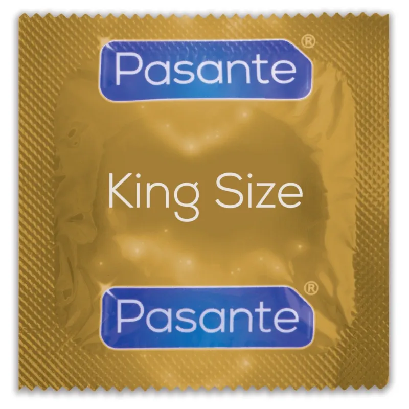 Velké kondomy Pasante King Size XL, 60 mm, 12 ks - obrázek 3