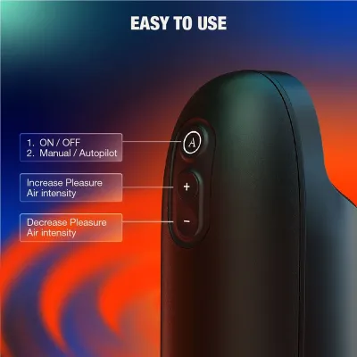 Masturbátor s pulzními tlakovými vlnami Arcwave Ion 2, černý - obrázek 8
