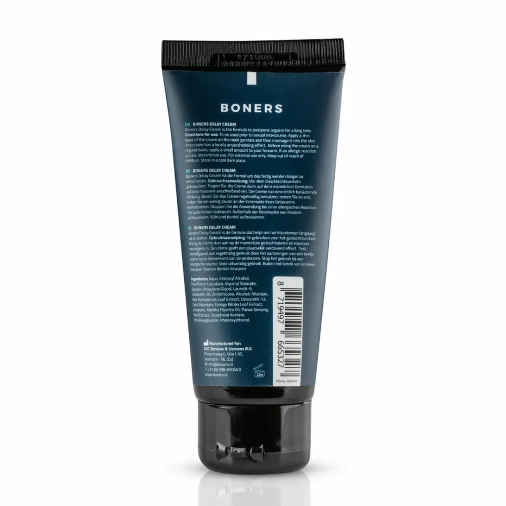 Krém na oddálení ejakulace Boners Delay Cream, 50 ml - obrázek 2