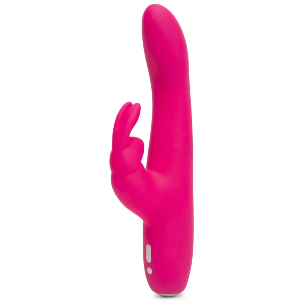 Rabbit vibrátor Happy Rabbit Curve Slim, nabíjecí, růžový
