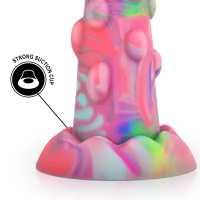 Silikonové dildo s přísavkou EPIC Nixie, 15,5 cm, modré - obrázek 7