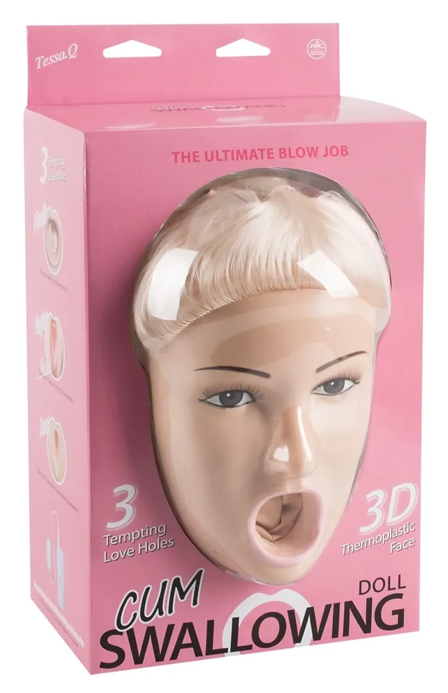 Nafukovací panna You2Toys Tessa Q. Deluxe, blond, s minivibrátorem, 157 cm