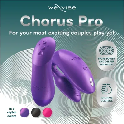 Prémiový vibrátor pro páry We-Vibe Chorus Pro s ovladačem, fialový - obrázek 9