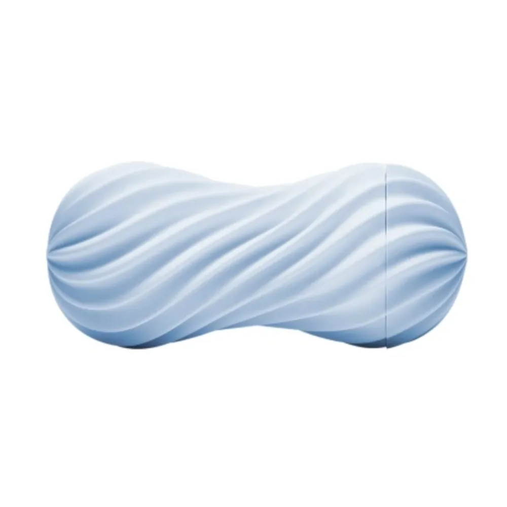 Masturbátor Tenga Flex II Bubbly Blue se spirálovou strukturou, modrý - obrázek 2