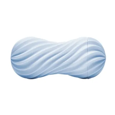 Masturbátor Tenga Flex II Bubbly Blue se spirálovou strukturou, modrý - obrázek 2