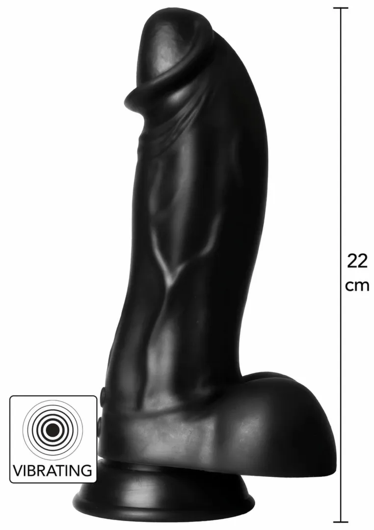 Vibrační dildo s přísavkou Hidden Desire Dinosaur Monster, silikon, velké