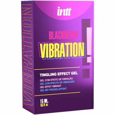 Stimulační gel s vibračním efektem INTT Liquid Vibrating Gel, ostružina, 15 ml - obrázek 2