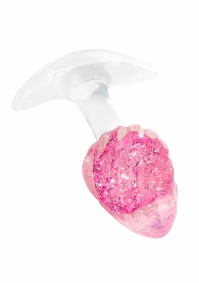 Silikonový anální kolík ToyJoy Crystal Plug Small s krystalem, černý, 7,5 cm - obrázek 4