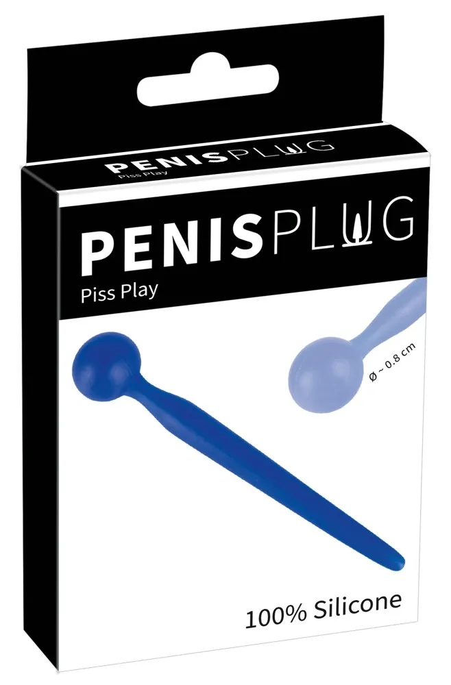 Ohebný silikonový dilatátor do močové trubice You2Toys, modrý, 9,6 cm