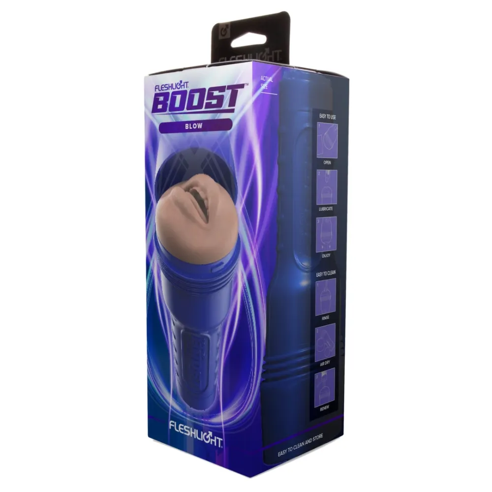Masturbátor Fleshlight Boost Blow Light Medium Flesh s nastavitelným sáním - obrázek 5