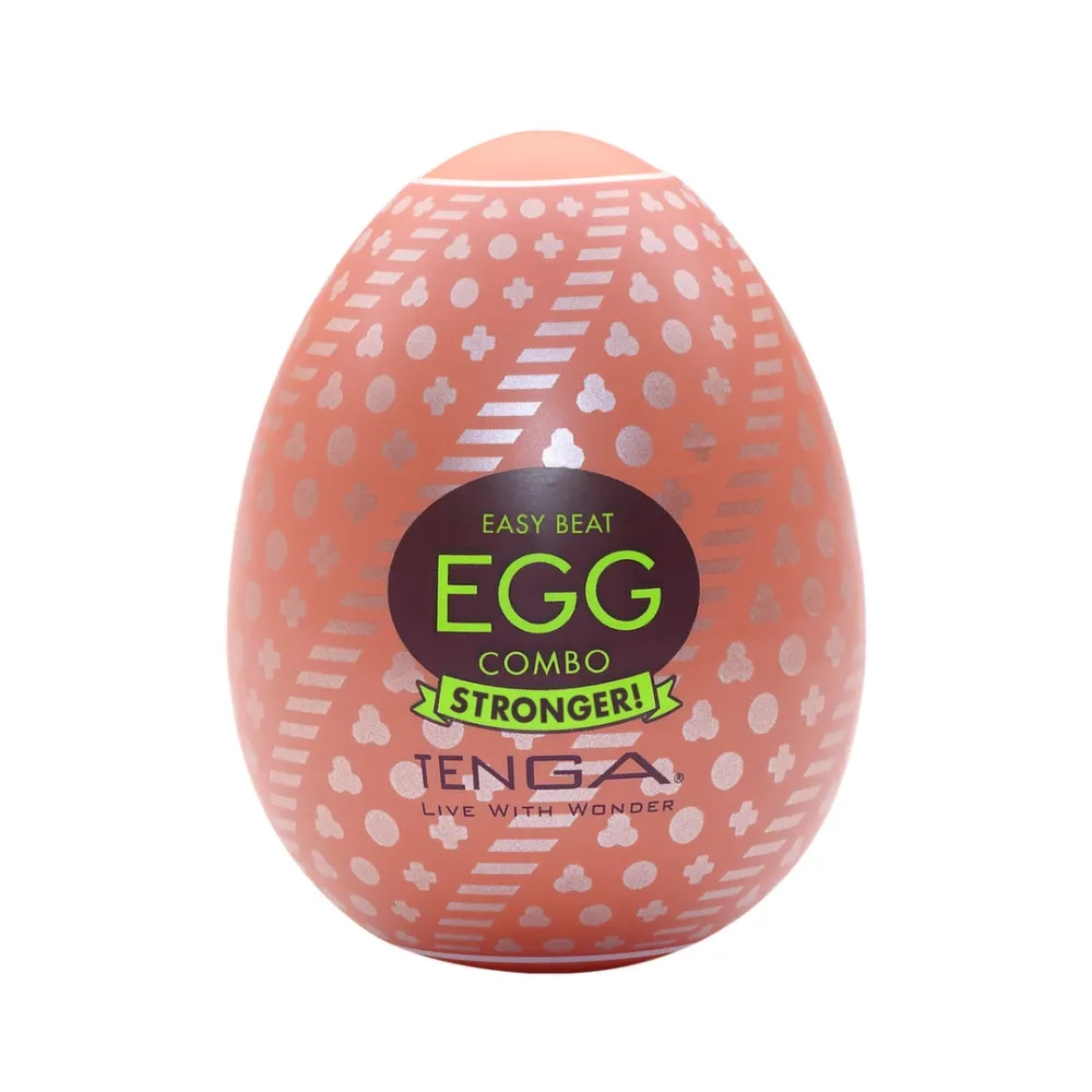 Masturbační vajíčko Tenga EGG Hard Boiled II Combo, hnědé