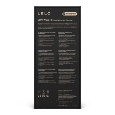 Stimulátor prostaty LELO Loki Wave 2 s pohybem WaveMotion, modrý - obrázek 5