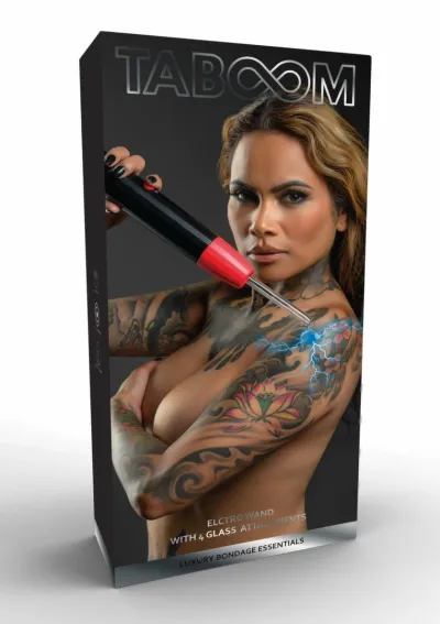 Elektrostimulační hůlka Taboom Electro Wand Glass Set se 4 skleněnými nástavci - obrázek 3